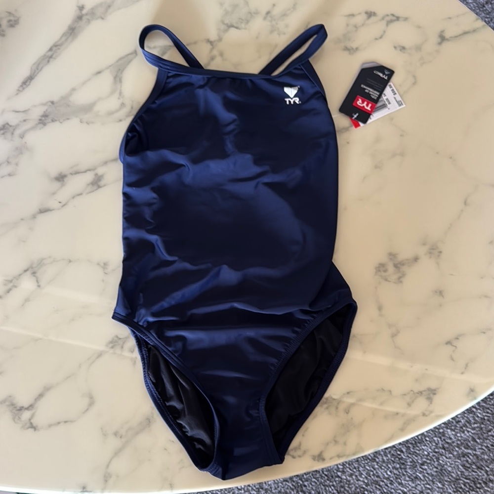 TYR One Piece Swimsuit - Dark Blue